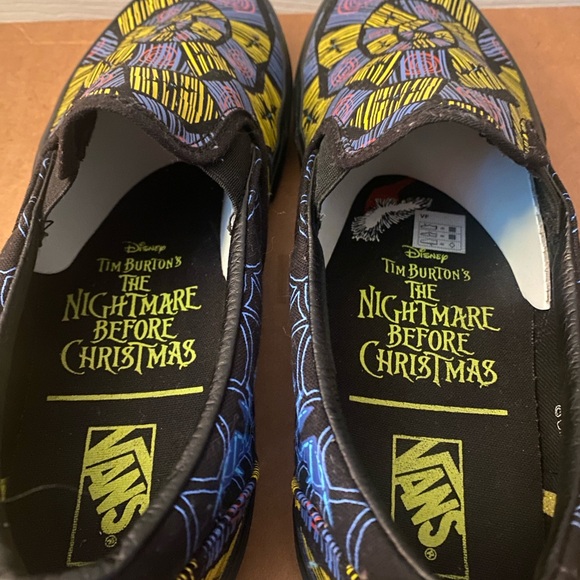 🌀Worn Once!🌀 Vans Limited Edition Nightmare Before Christmas slip ons.W10/M8.5 - Picture 5 of 8